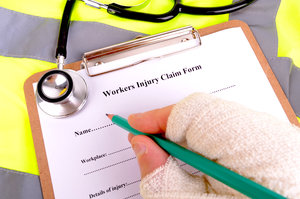 Work place injury report form and document