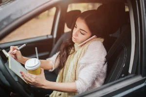 causes of distracted driving